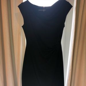 Drape neck black The Limited dress